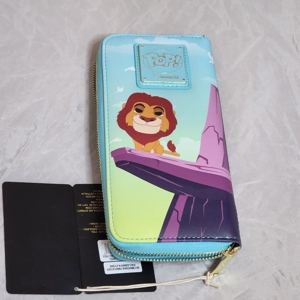 Loungefly Disney Pop! Lion King Backpack and Wallet set